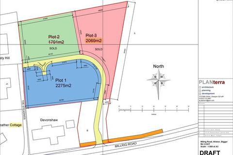 Plot for sale, Millrig Road, Biggar ML12