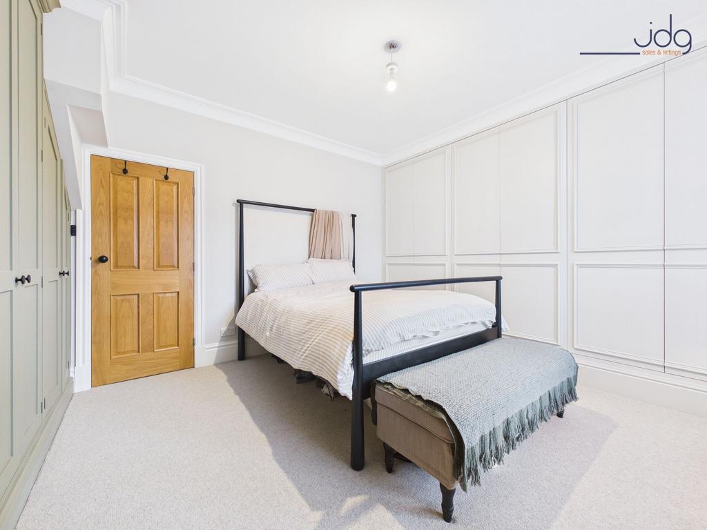 Master Bedroom with built in storage