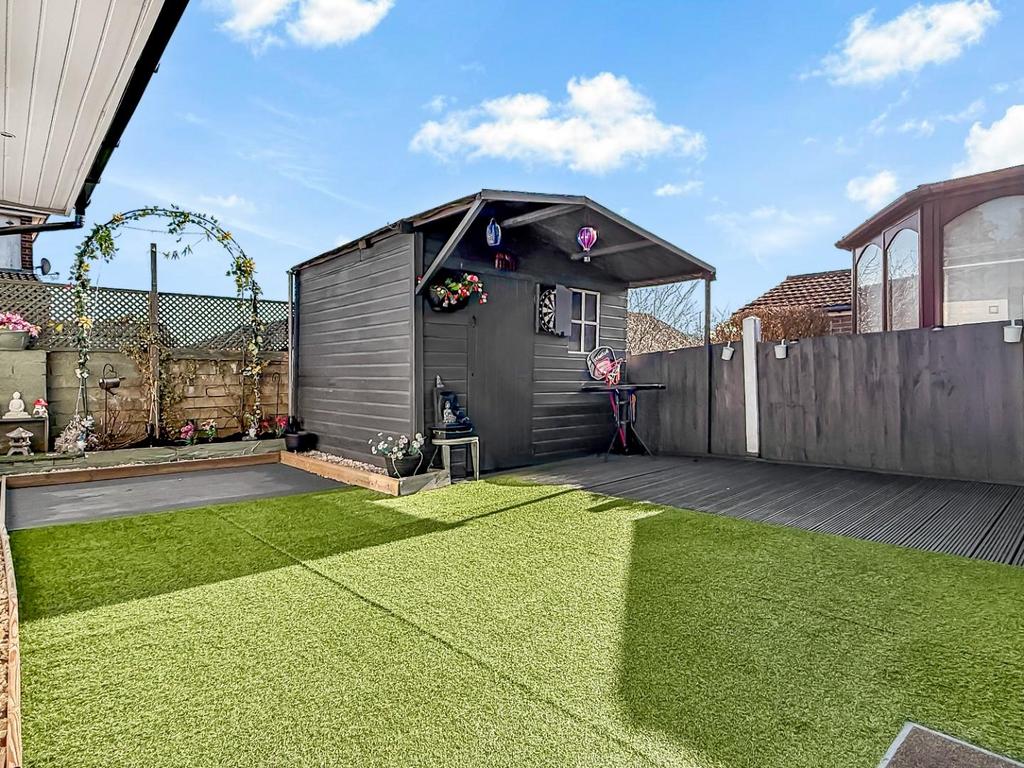 Rear garden