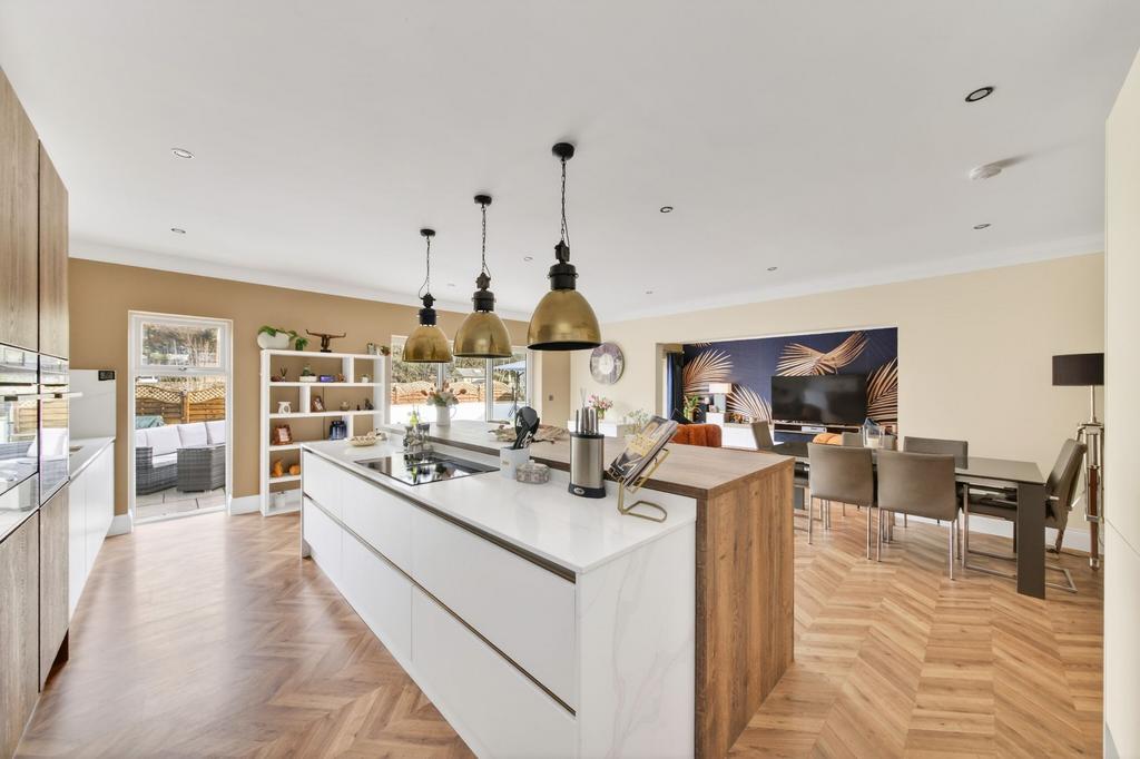 Dining living kitchen