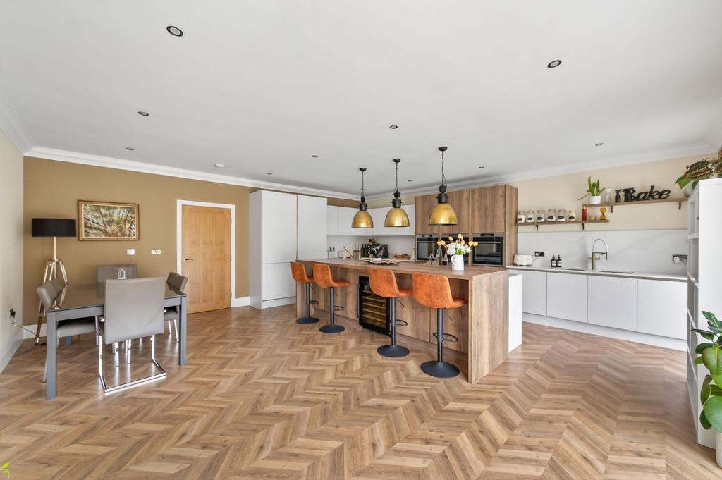 Dining living kitchen