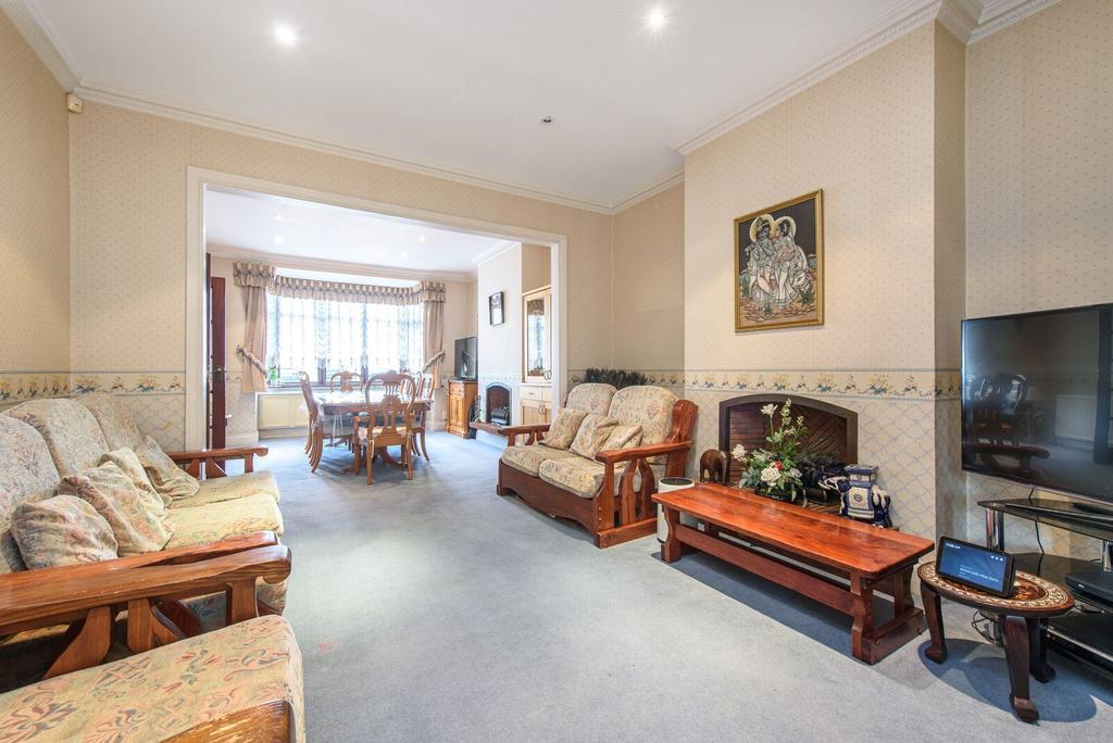Open-plan living area, open plan living