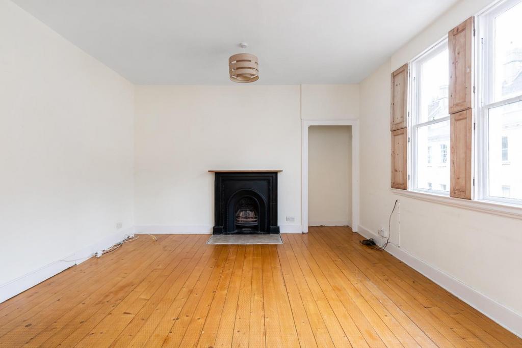 Living room fireplace