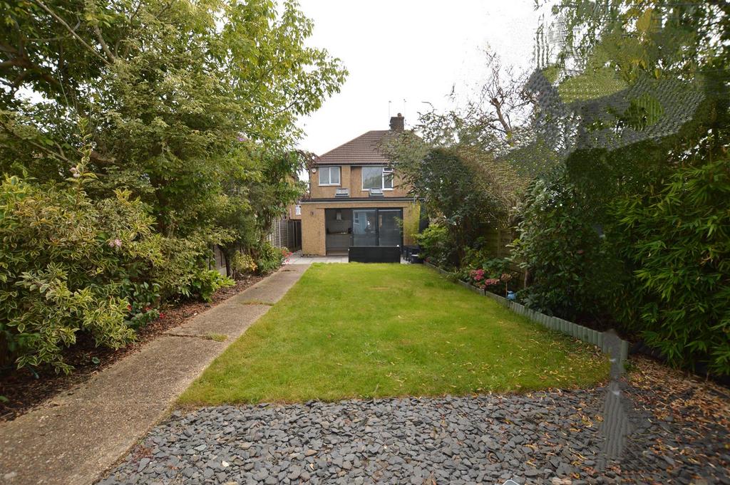 Rear West facing garden