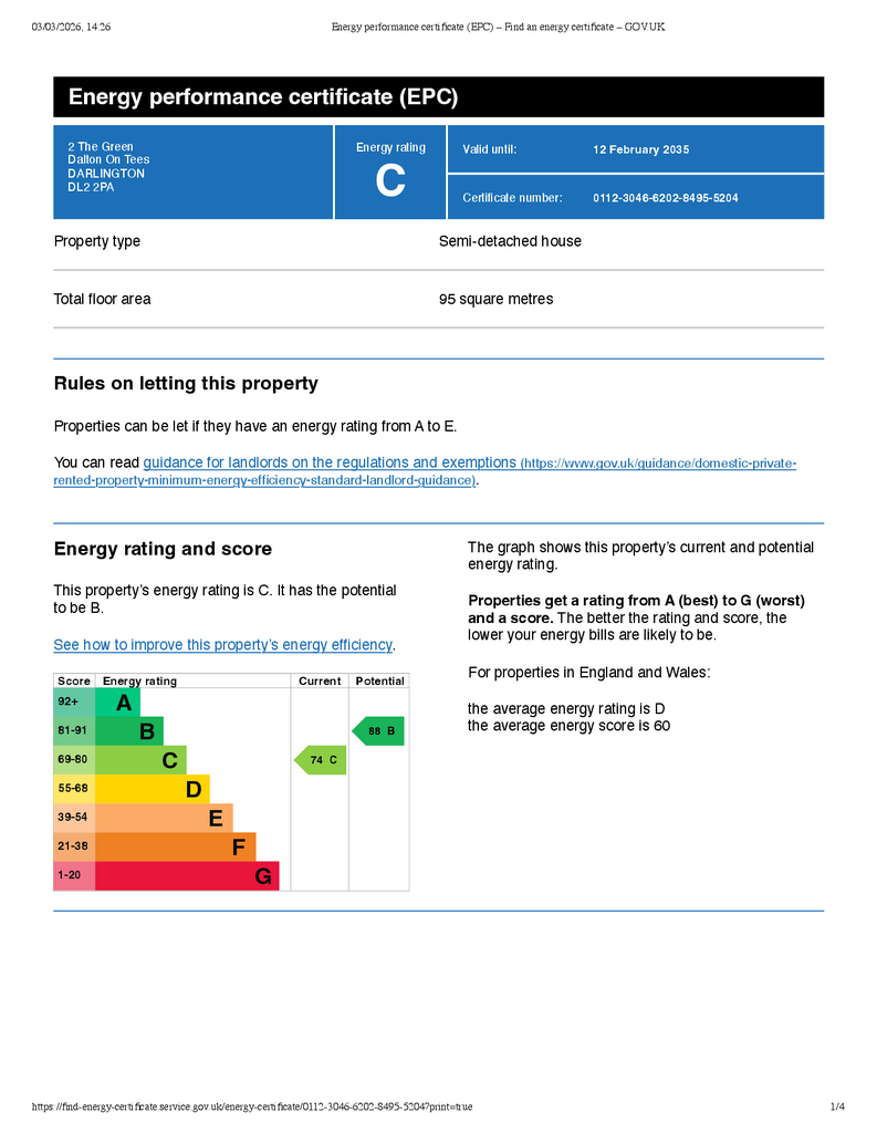 Energy Performance Certificate