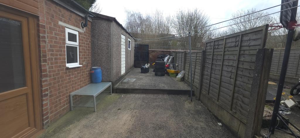 Rear courtyard