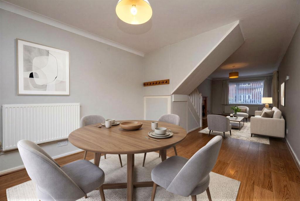 Virtual furniture added to image