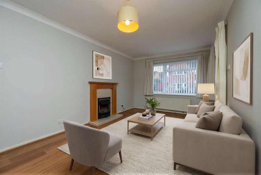 Virtual furniture added to image