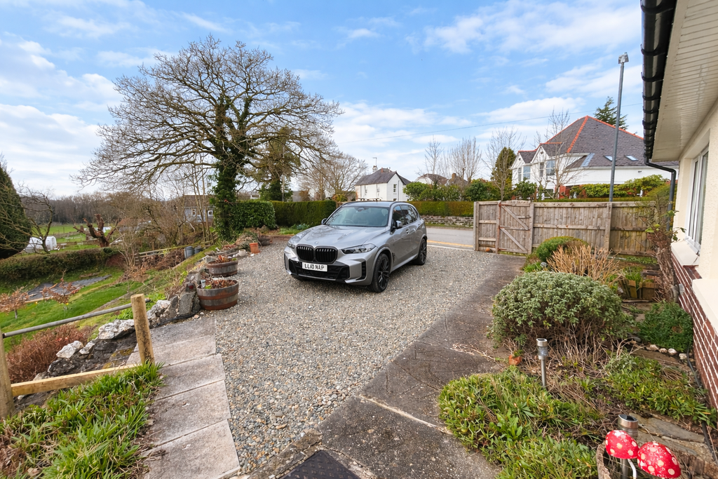 Parking and driveway