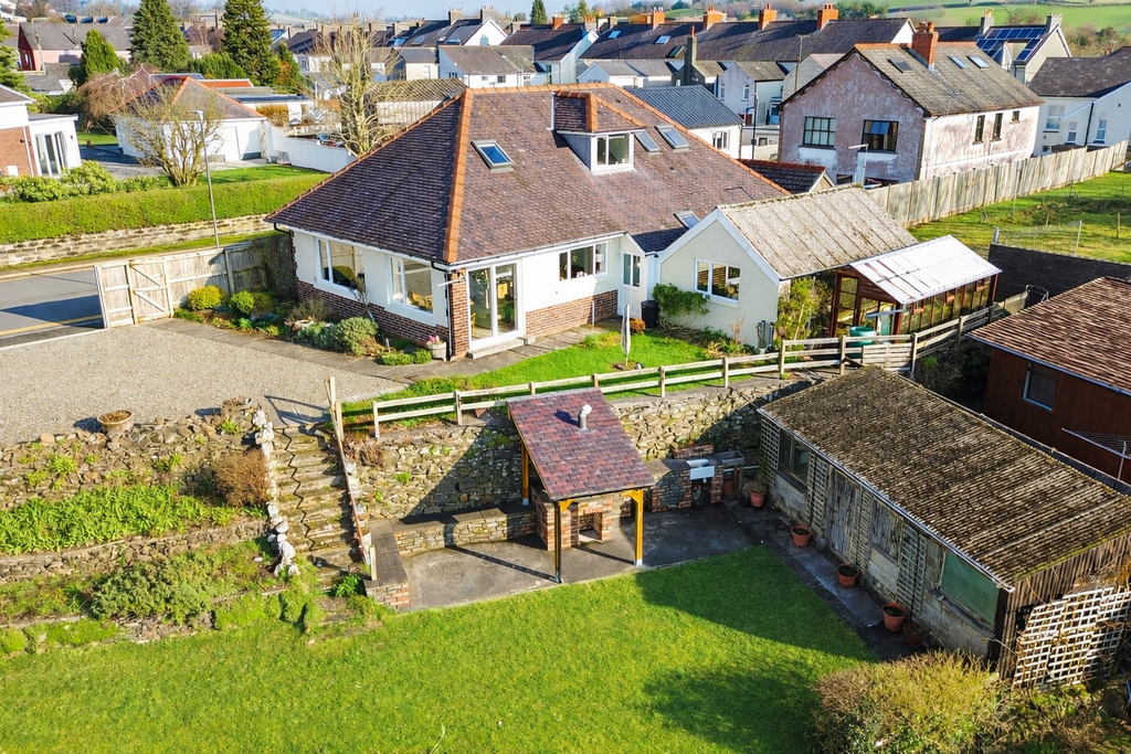 Rear of property