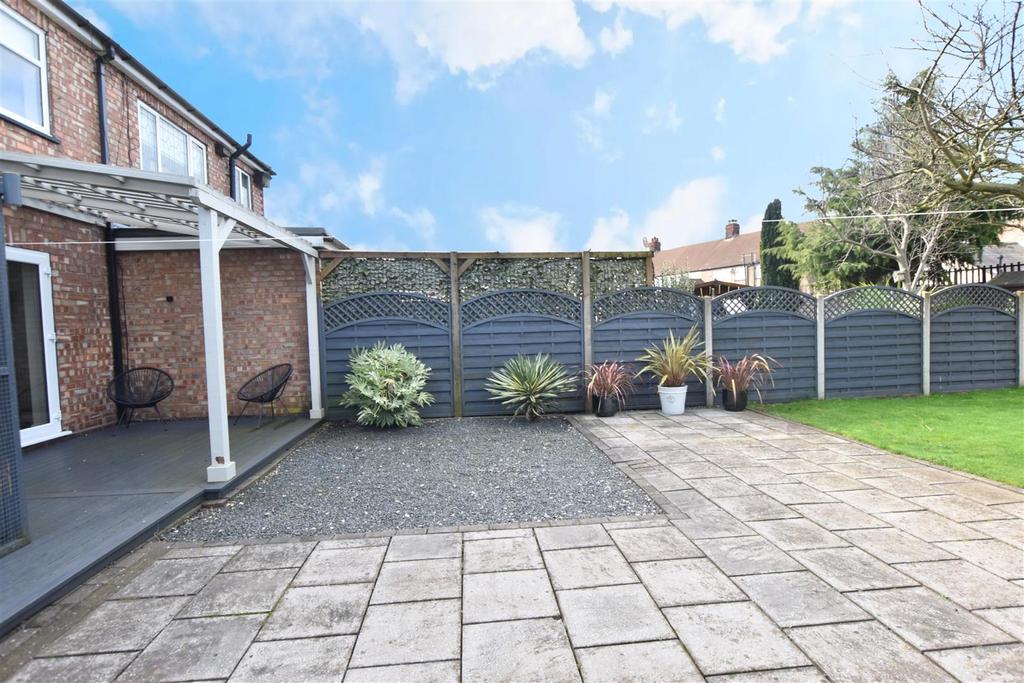 Outside eating area