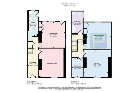 3 bedroom terraced house for sale, Loudon Street, West Harton, South Shields, Tyne and Wear, NE34 0LU