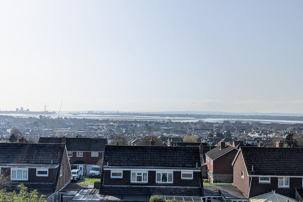 Views from bedrooms at rear
