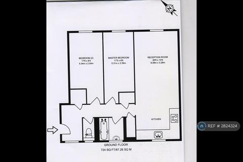2 bedroom flat to rent, St. Pauls Close, London, W5