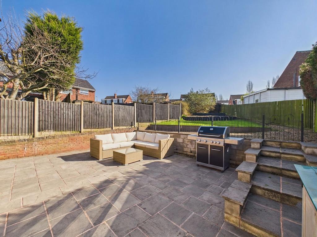 Rear garden digitally enhanced