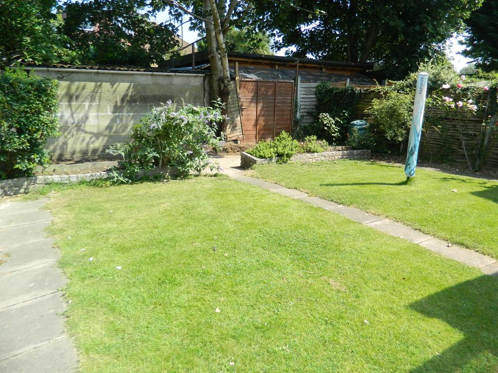 Rear garden