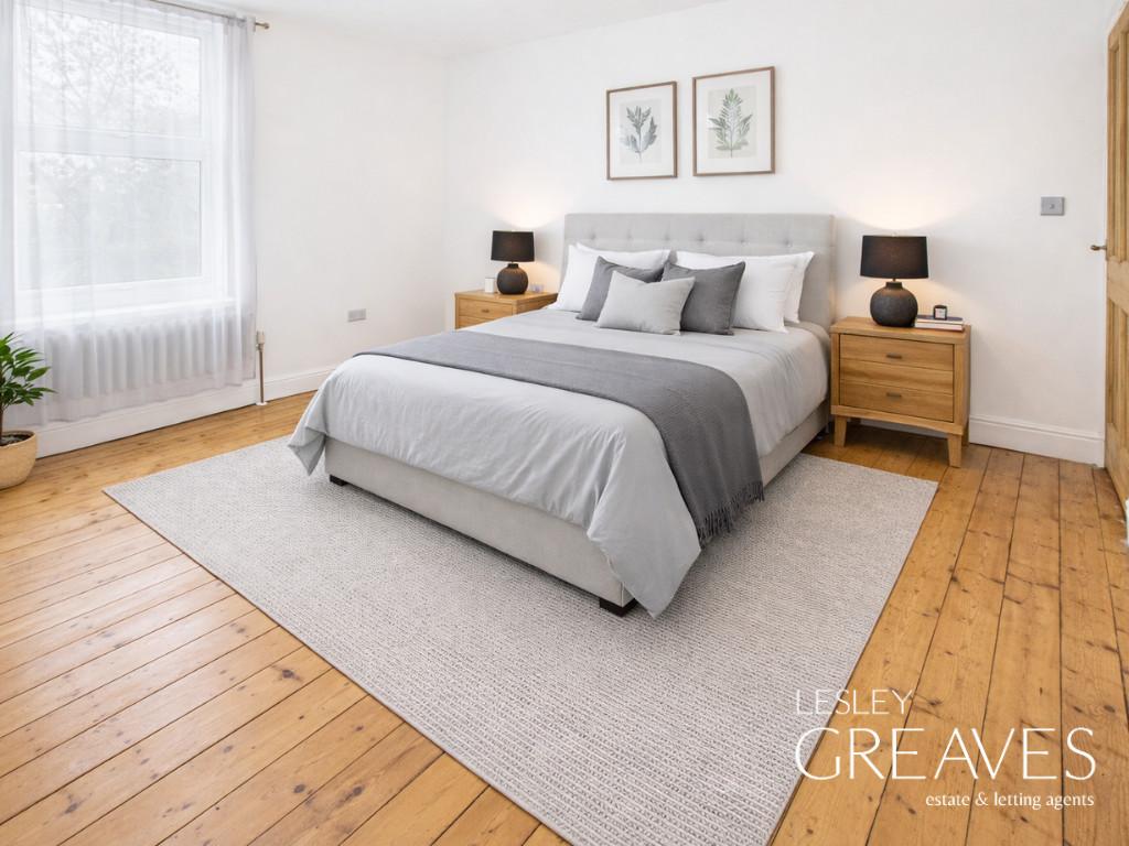 Virtually Staged Bedroom One