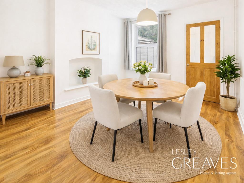 Virtually Staged Dining Room