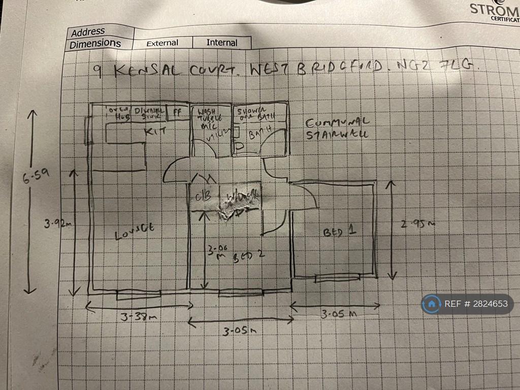 Floor Plan With Measurements
