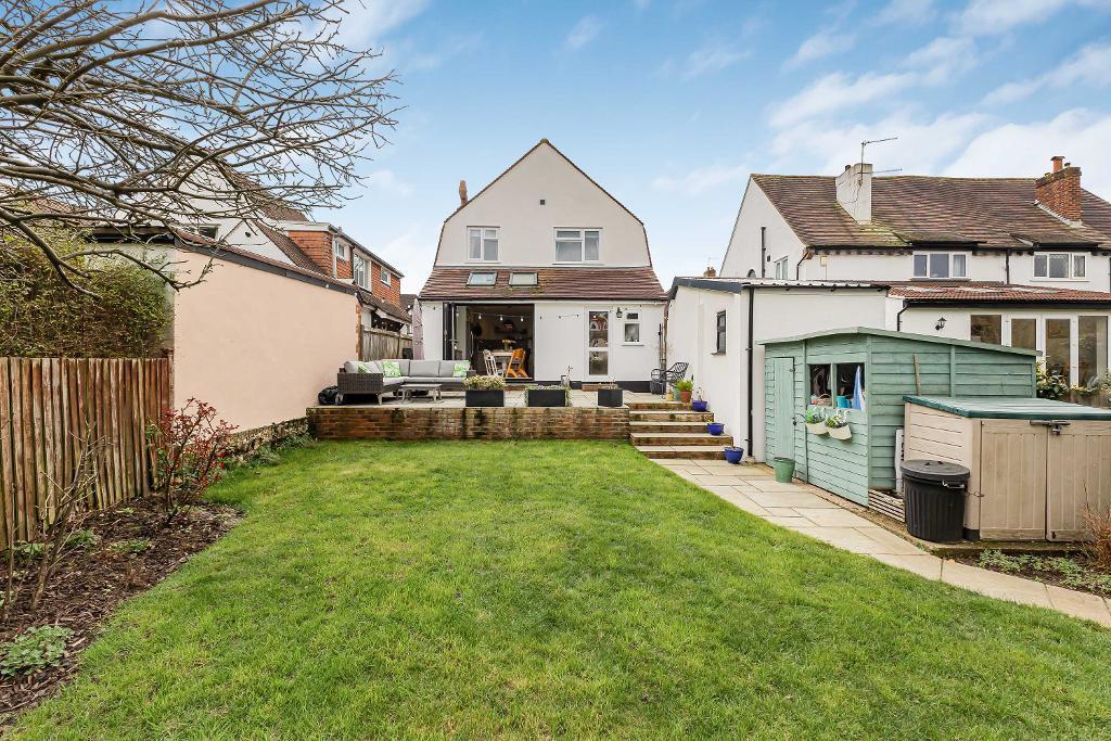 Rear of property
