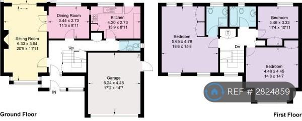 Layout, Sizes Approximate