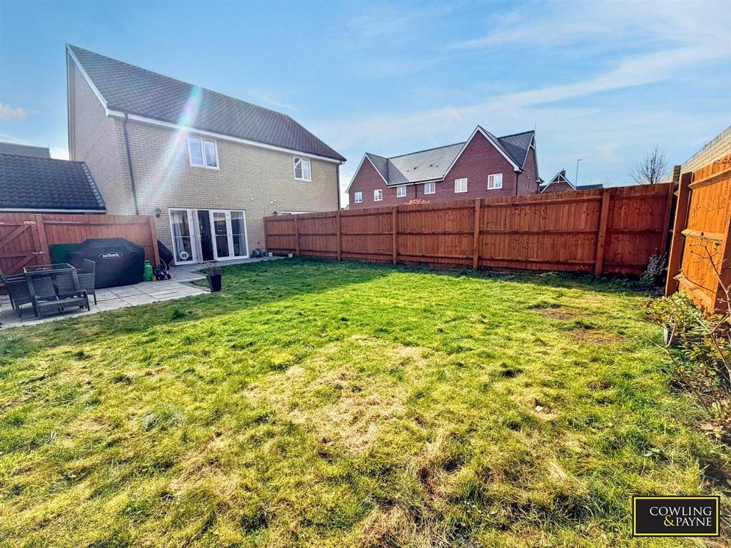 Private rear garden