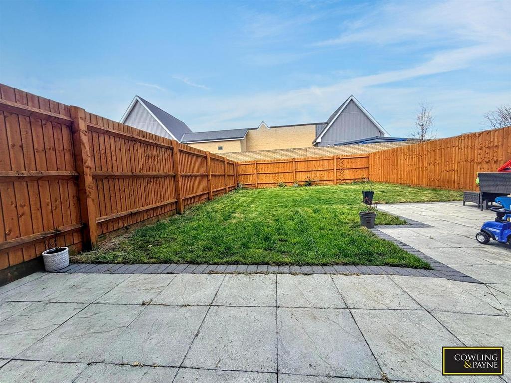 Private rear garden