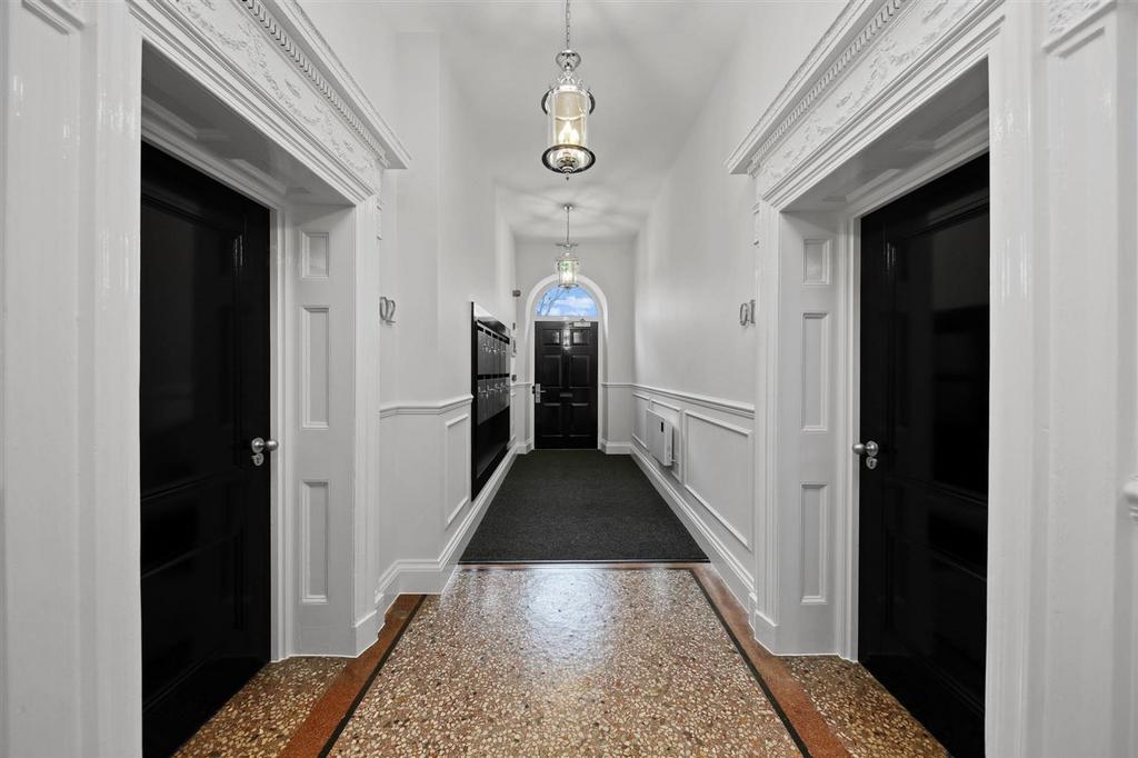 Communal entrance hall