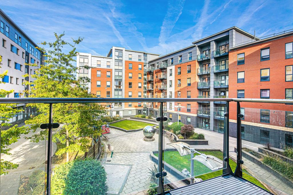 Bright apartment view overlooking a well-mainta...