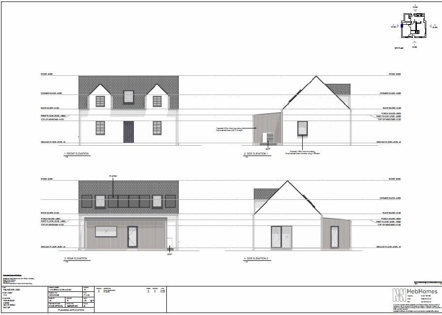 Heb Homes 'Whitehouse' Elevations