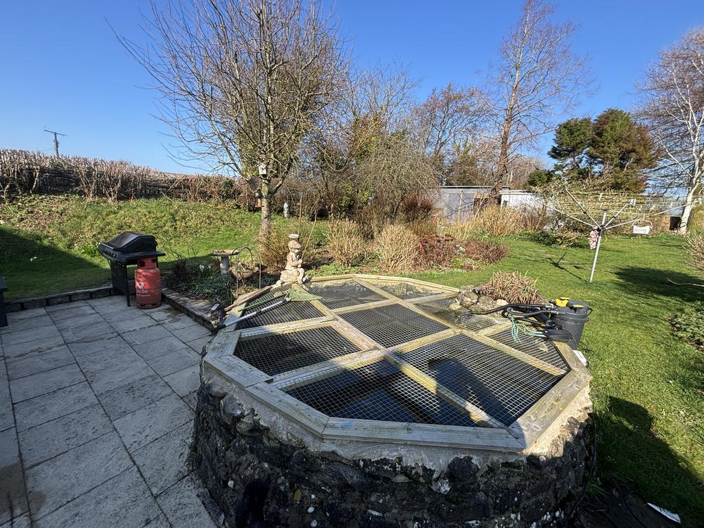 Ornamental fish pond