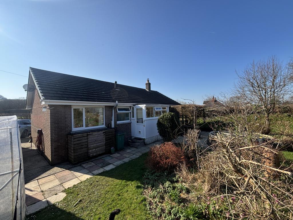 Rear of property