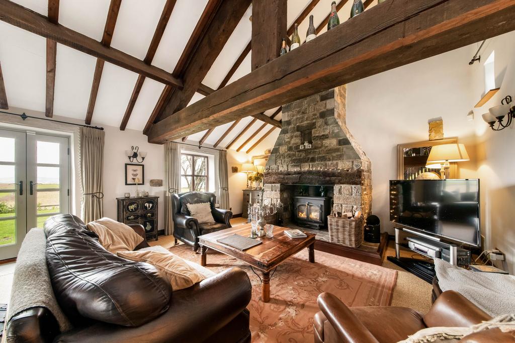 Open plan living dining room