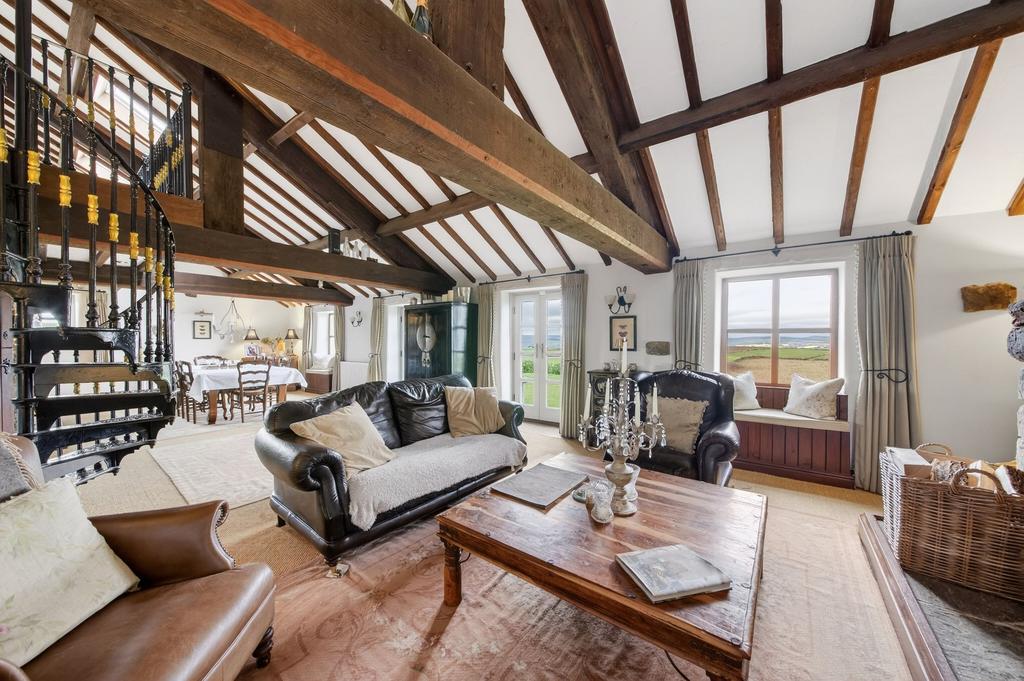 Open plan living dining room