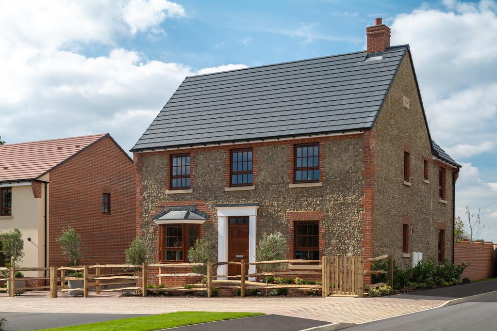 External shot of the conwy show home at sylvan...