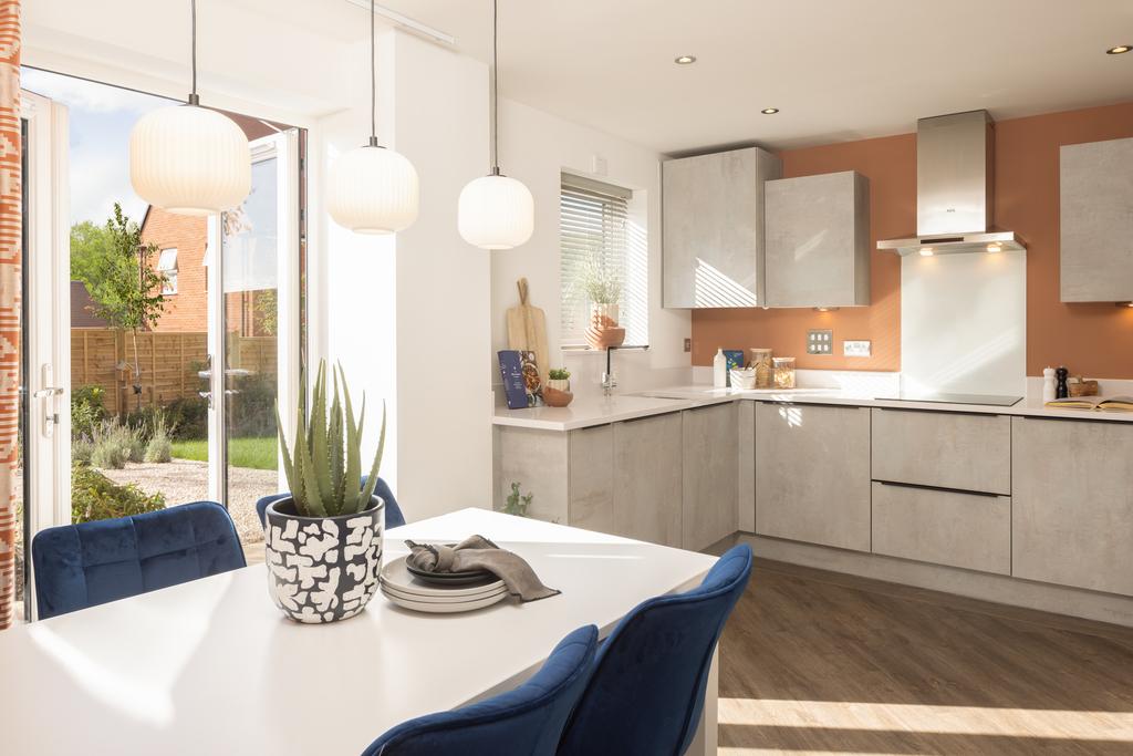 Internal image of the kitchen and dining room...