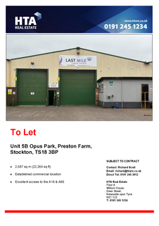 Warehouse to rent, Lockheed Close Stockton-On-Tees TS18 3BP