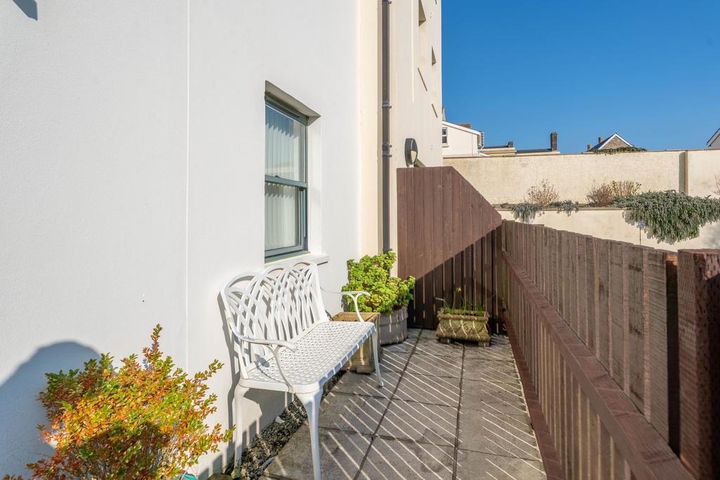 Patio accessed via Bedroom 3 / Study