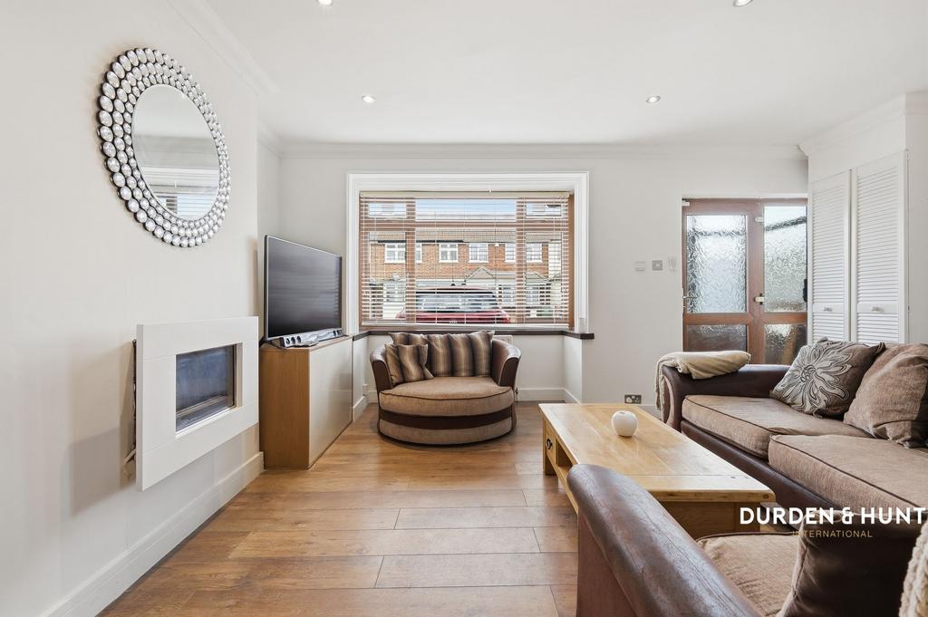 Living room, fireplace