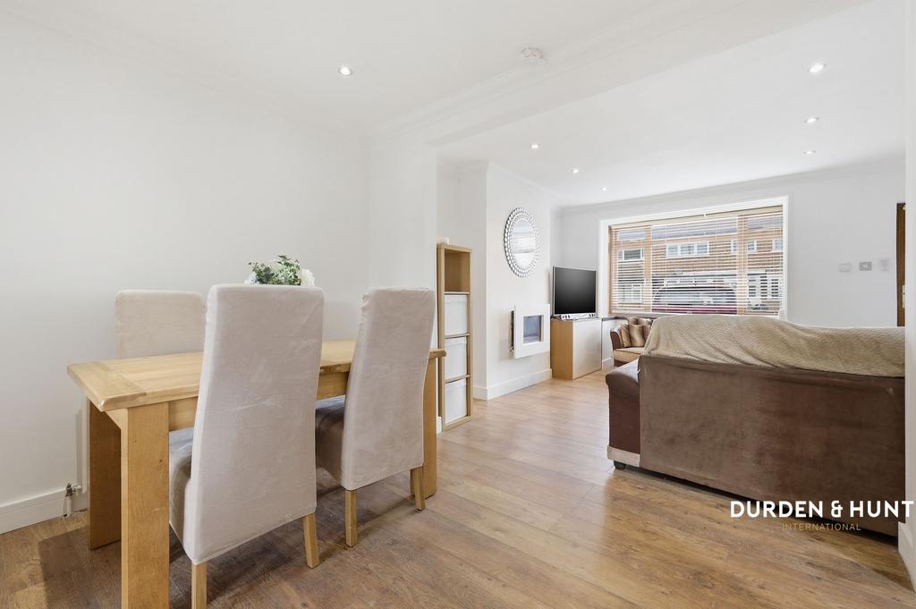 Open-plan living area, open plan living