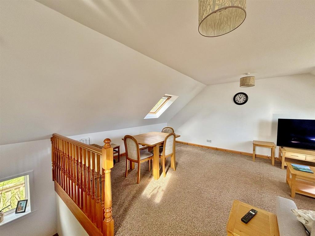 Upper floor/ lounge dining room, Garret Cottage