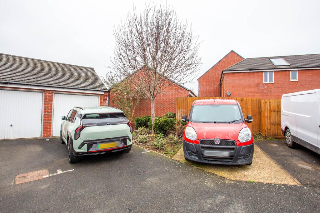 Two parking spaces