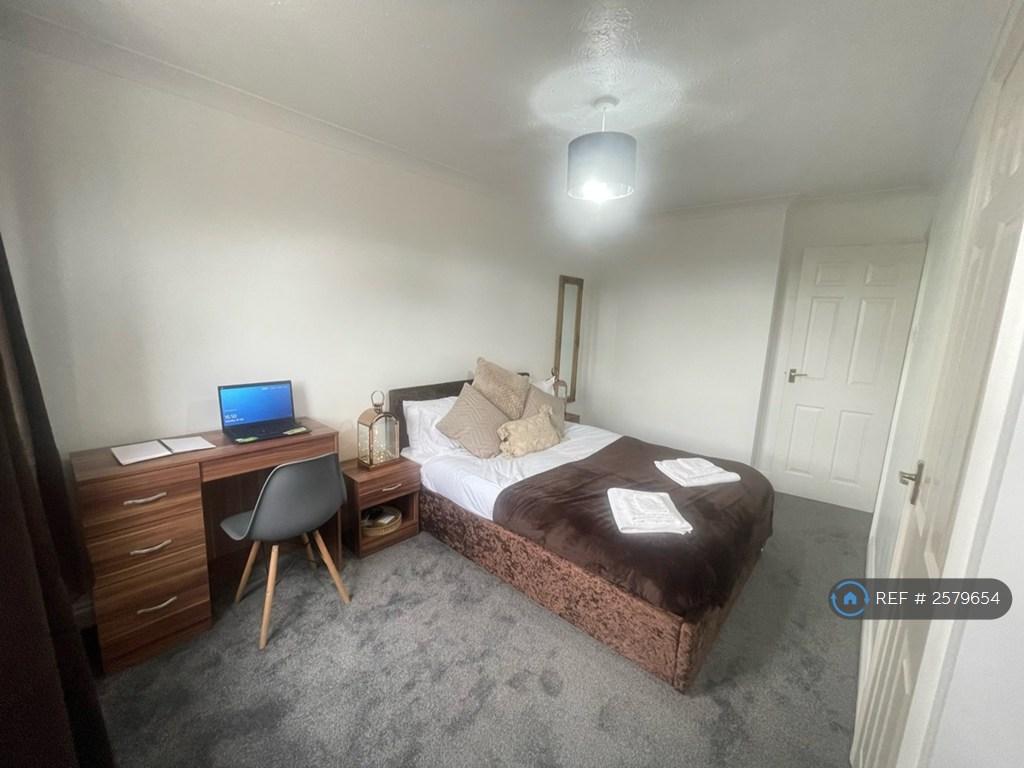 Bedroom With Desk View