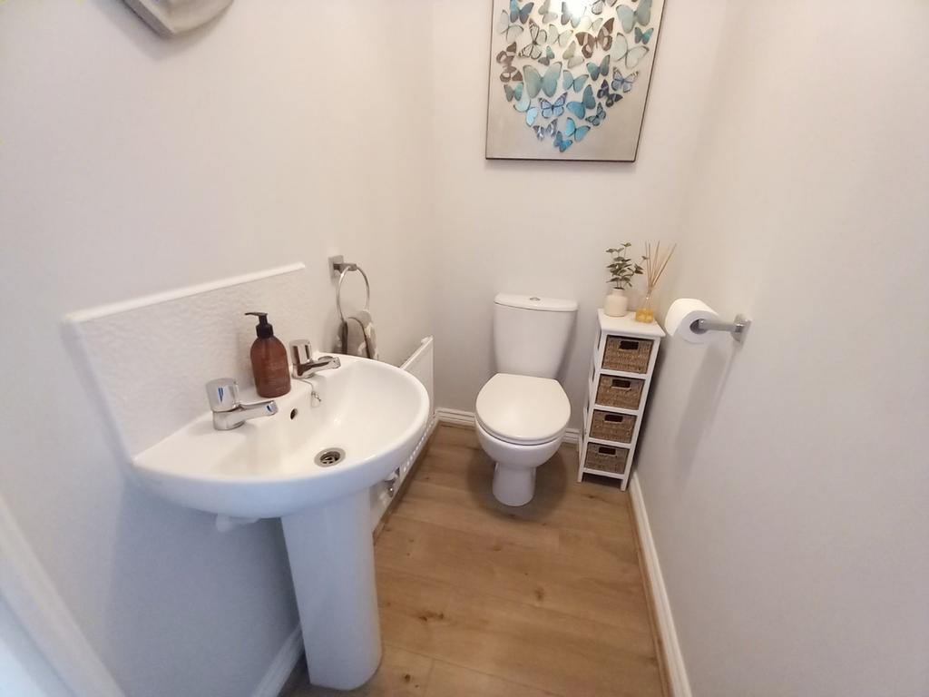 Ground floor cloakroom