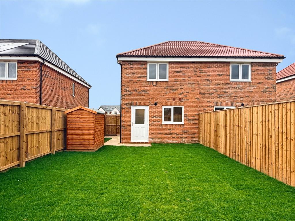 Rear Of Home