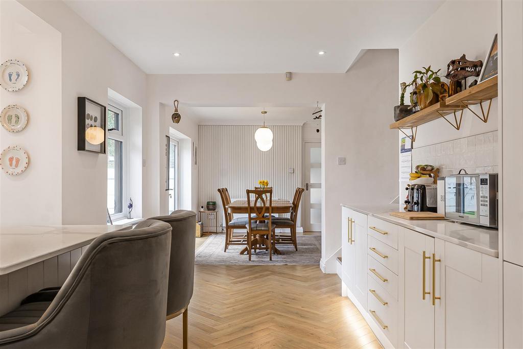 Kitchen through to Dining Room