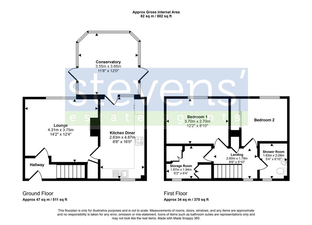 15 Steeperton Close floorplan