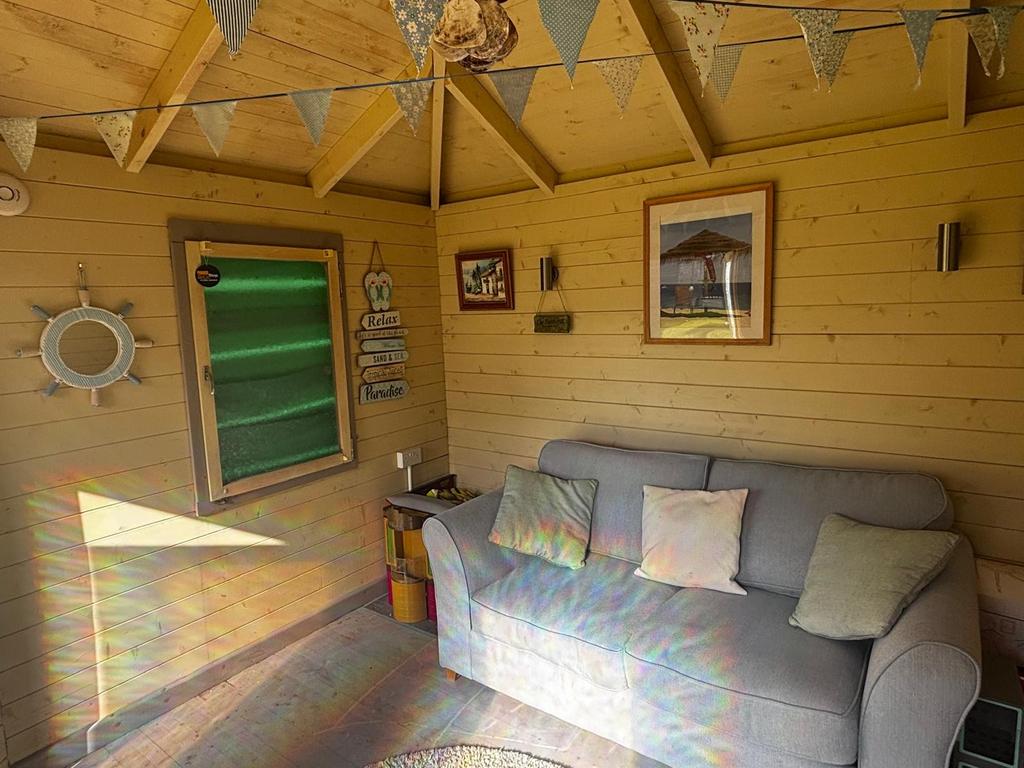 Inside summer house