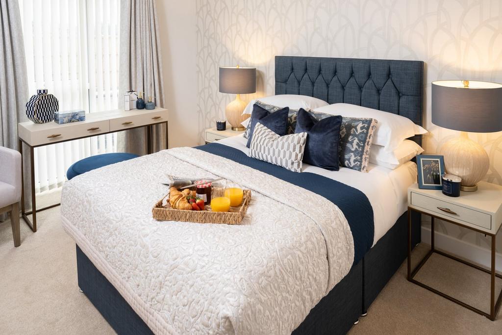 Show home bedroom
