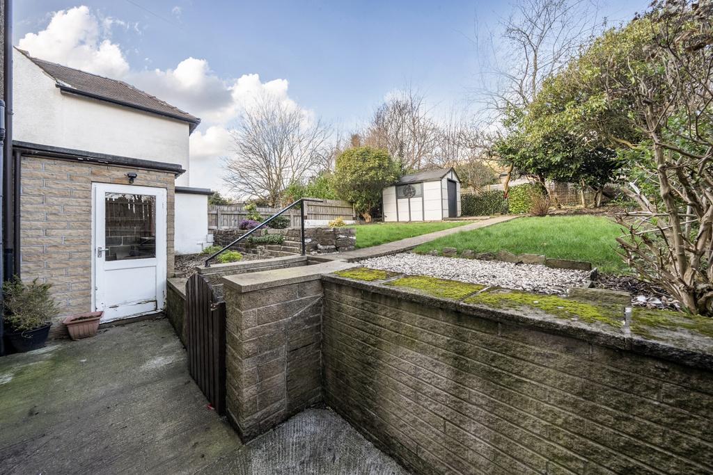 Rear patio and garage access